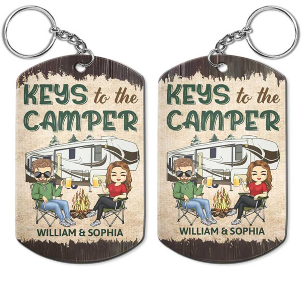 Keys To The Camper - Anniversary, Loving Gifts For Couples, Husband, Wife, Camping Lover...