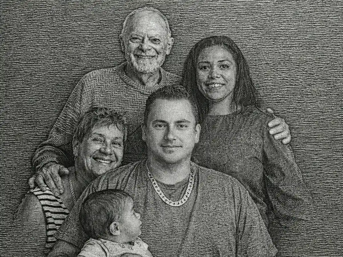 Jean-François and his family - Founders of DreamKeychain